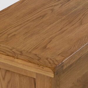 Zelah Oak Blanket Box - Gambar 3
