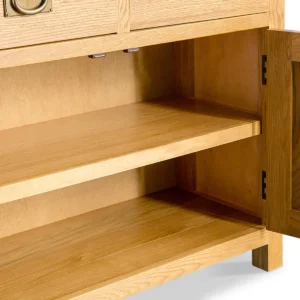 Surrey Oak Small Sideboard - Gambar 7