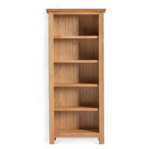 London Oak Slim Bookcase - Gambar 3