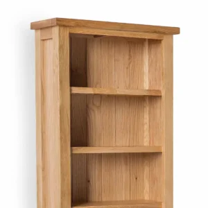 London Oak Slim Bookcase - Gambar 5
