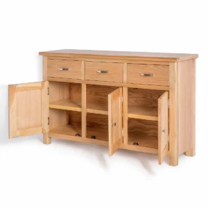 London Oak Large Sideboard - Gambar 5