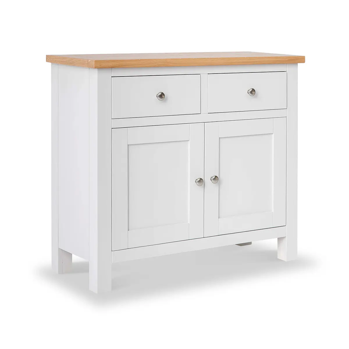 RF4858-Farrow-White-2-Door-Sideboard-Angle1_c68ec1e9-1814-4024-be31-b92b5b61fd11 Farro Small Sideboard - Gambar 1
